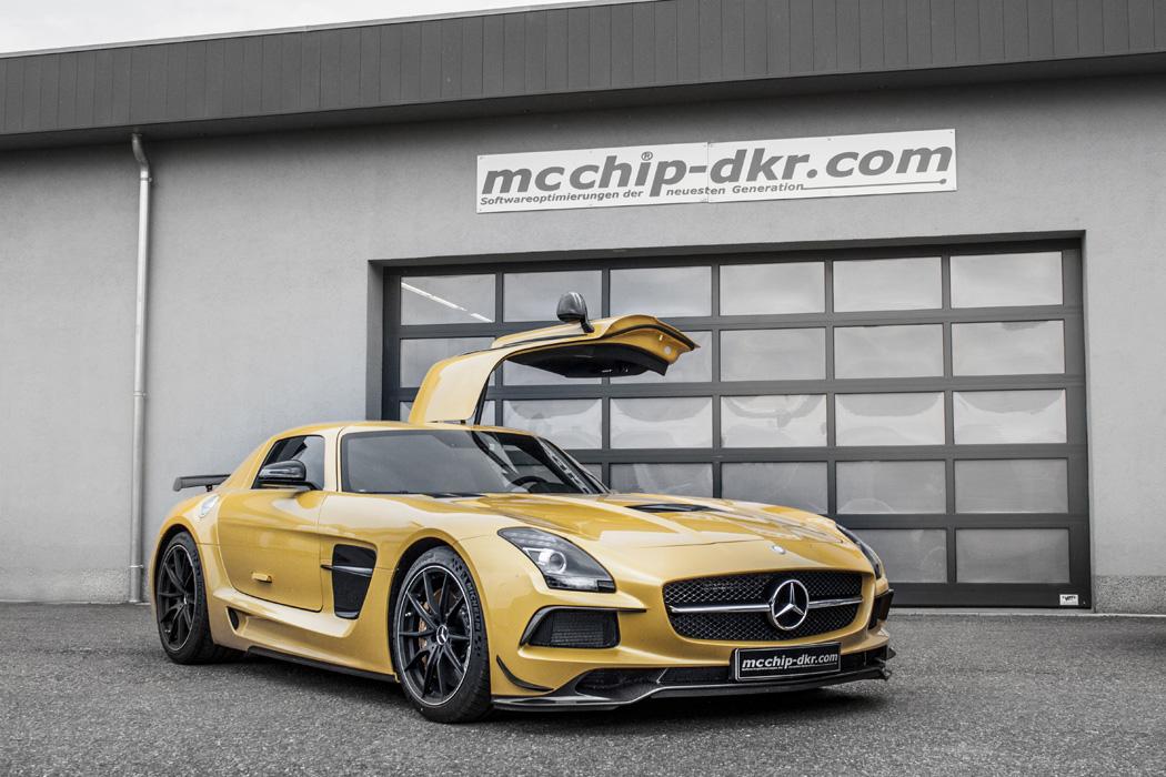 Mercedes-Benz SLS AMG Black Series желтый автомобиль спортивный без смс