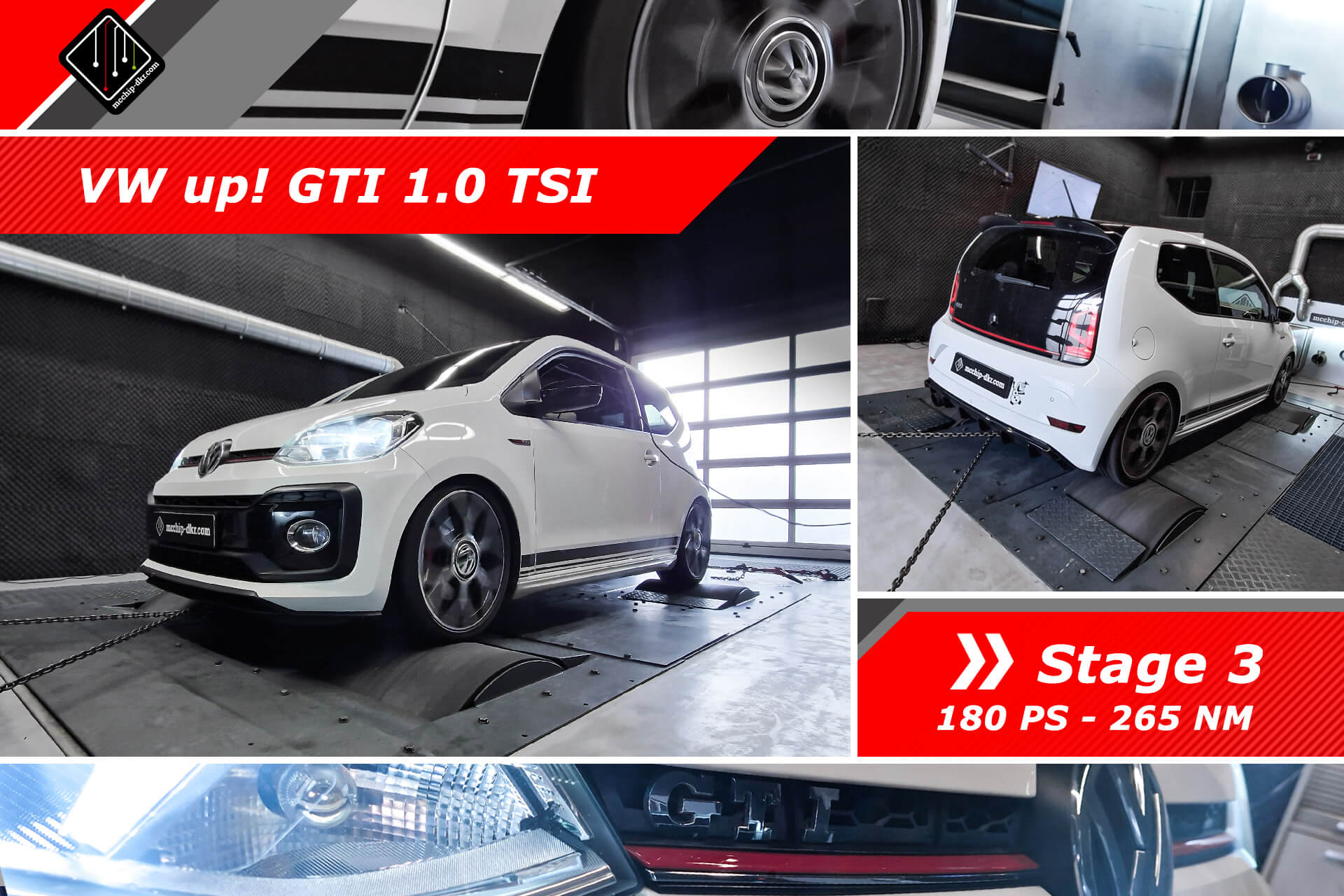 Leistungssteigerung VW up! GTI 1.0 TSI - Stage 3