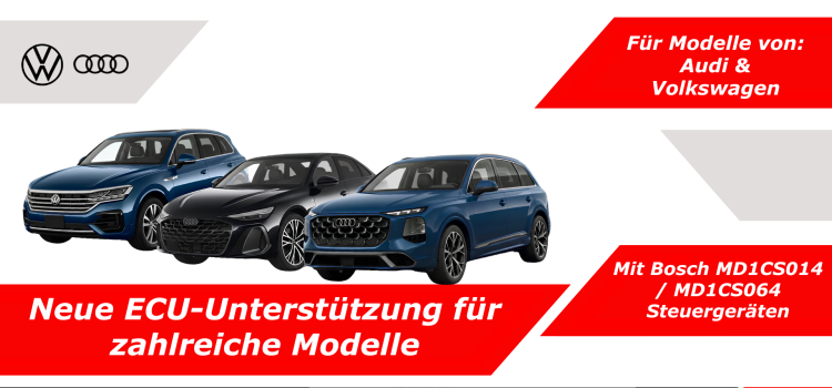 Programmierung aktueller VAG 3.0 V6 TDI Modelle ab sofort verfügbar