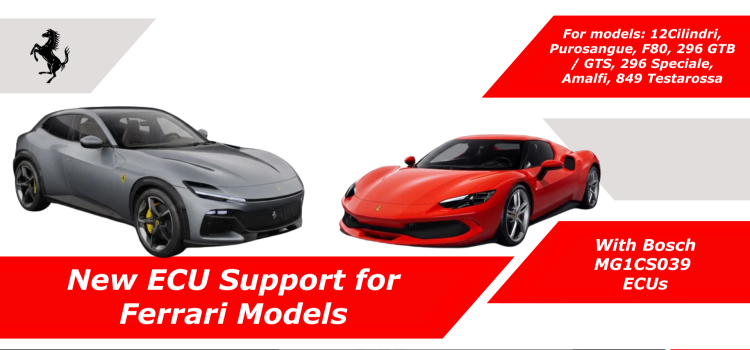Programming for Current Ferrari Models Now Available