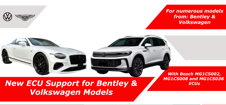 Programming of Current Bentley & Volkswagen Models Now Available